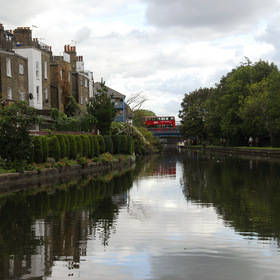 Once upon a time in London - it was in September - Canals of London - reflection in the Canal's water